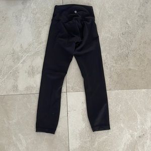 Lululemon high waisted black leggings size 2